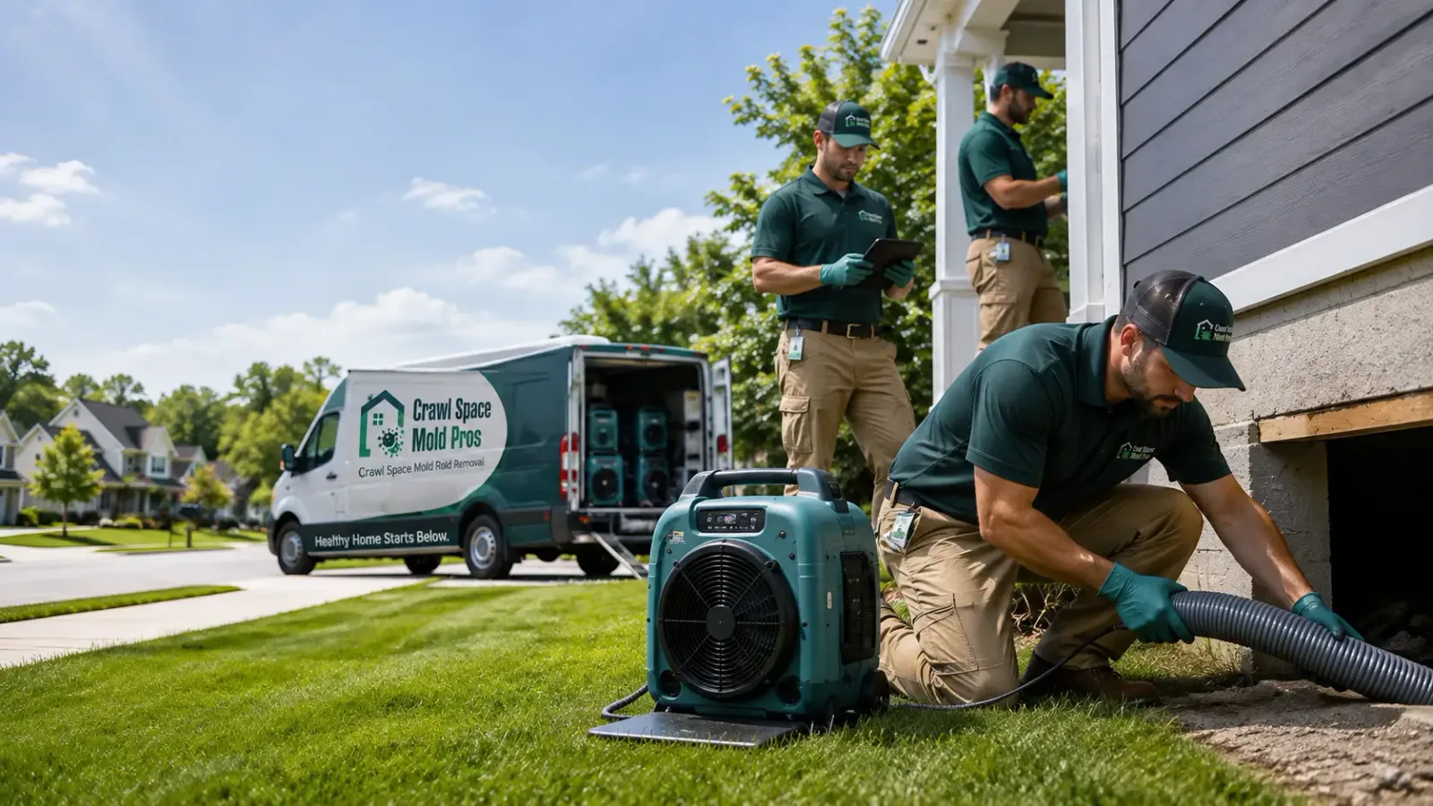 Crawl Space Mold Removal in Rentiesville, OK